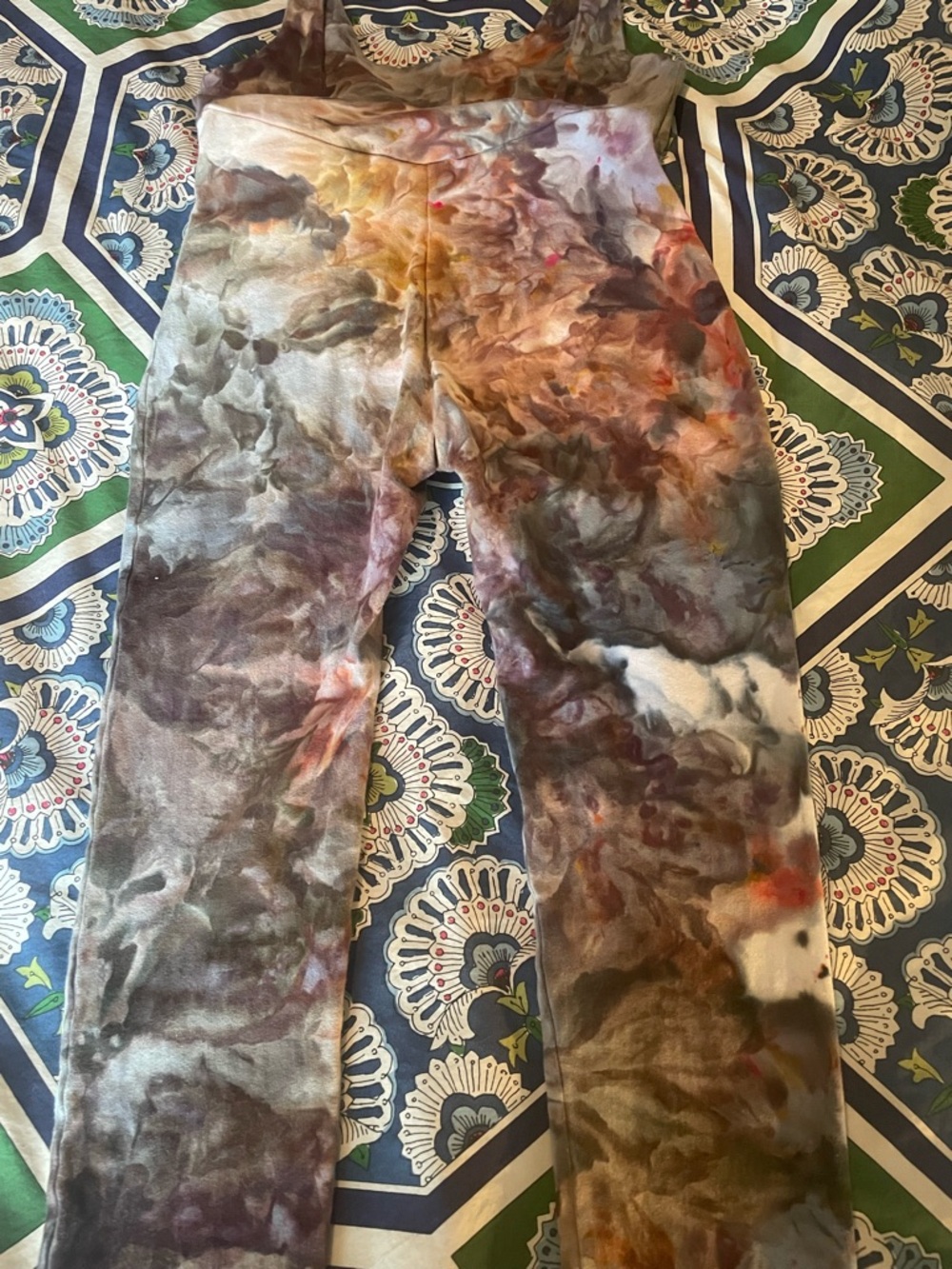 Soleil Catsuit Jumpsuit - Ice Dye Ocean Jasper - Picture 14 of 14